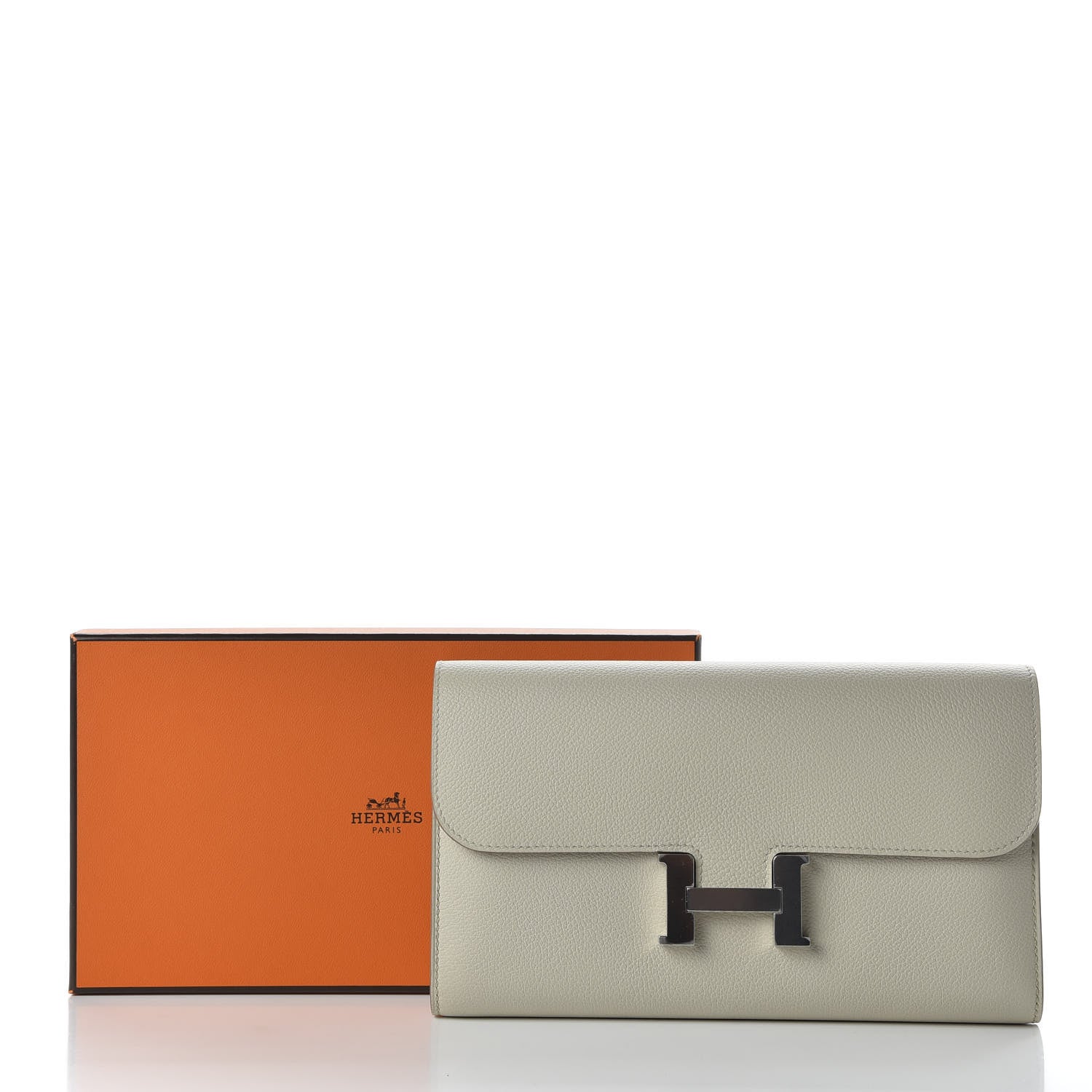 Hermes Evercolor Constance Long Wallet Beton 9 of 9