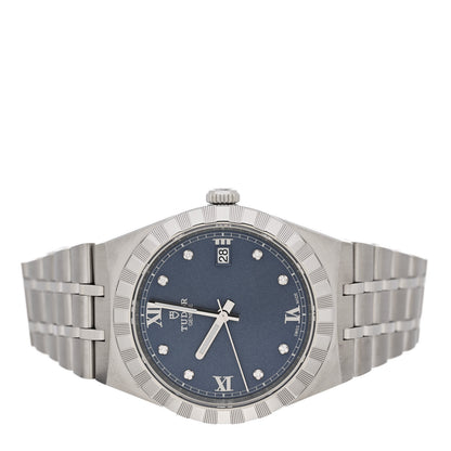 TUDOR Stainless Steel Diamond 38mm Royal Automatic Watch Blue 28500 2 of 4