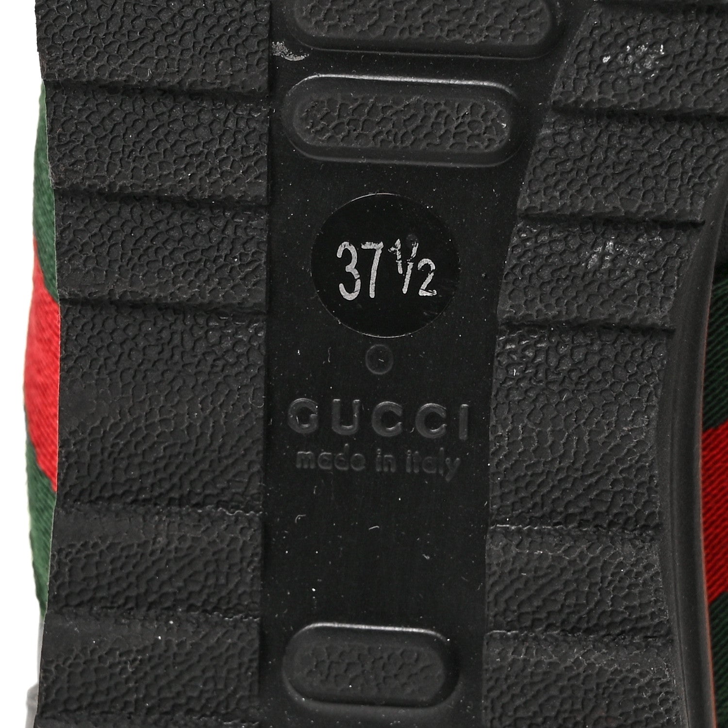 Gucci Microguccissima Web Sneakers 37.5 Black 6 of 8