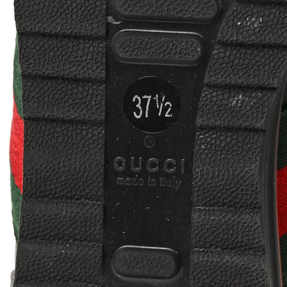 Gucci Microguccissima Web Sneakers 37.5 Black 6 of 8