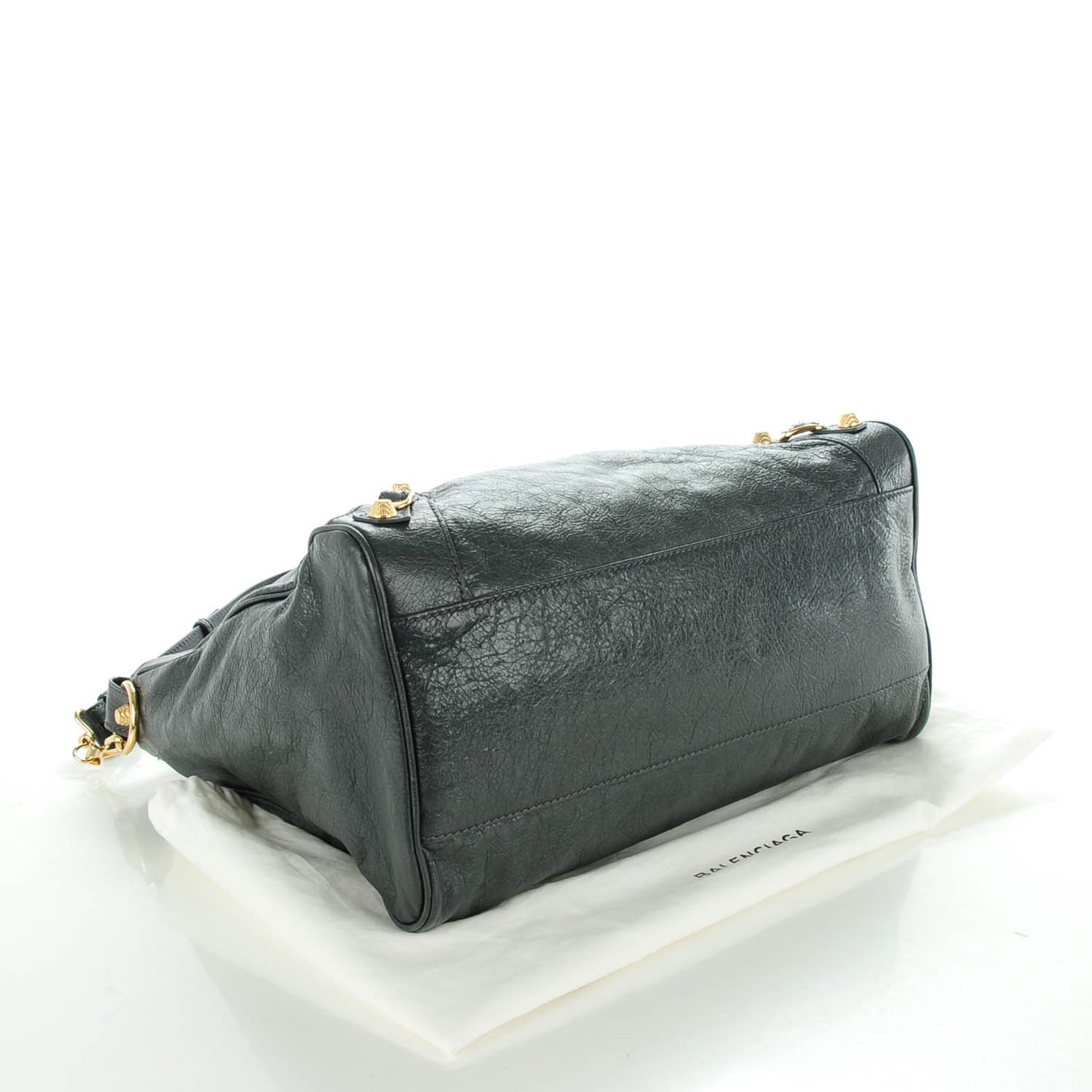 Agneau Giant 12 Gold Hardware Velo Gris Fossile Anthracite
