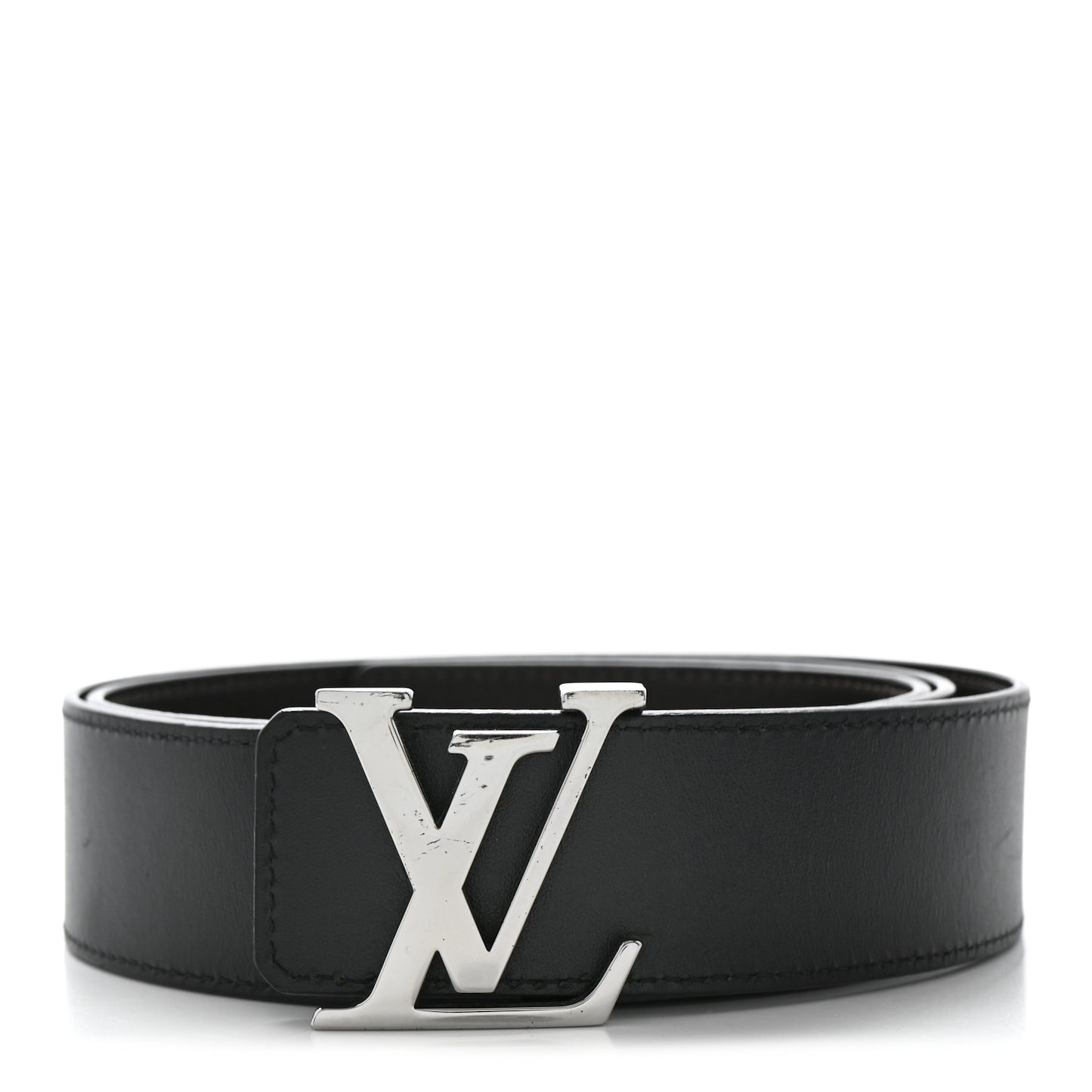 Calfskin 40mm LV Initiales Reversible Belt 100 40 Navy 100/40 Black Dark Brown