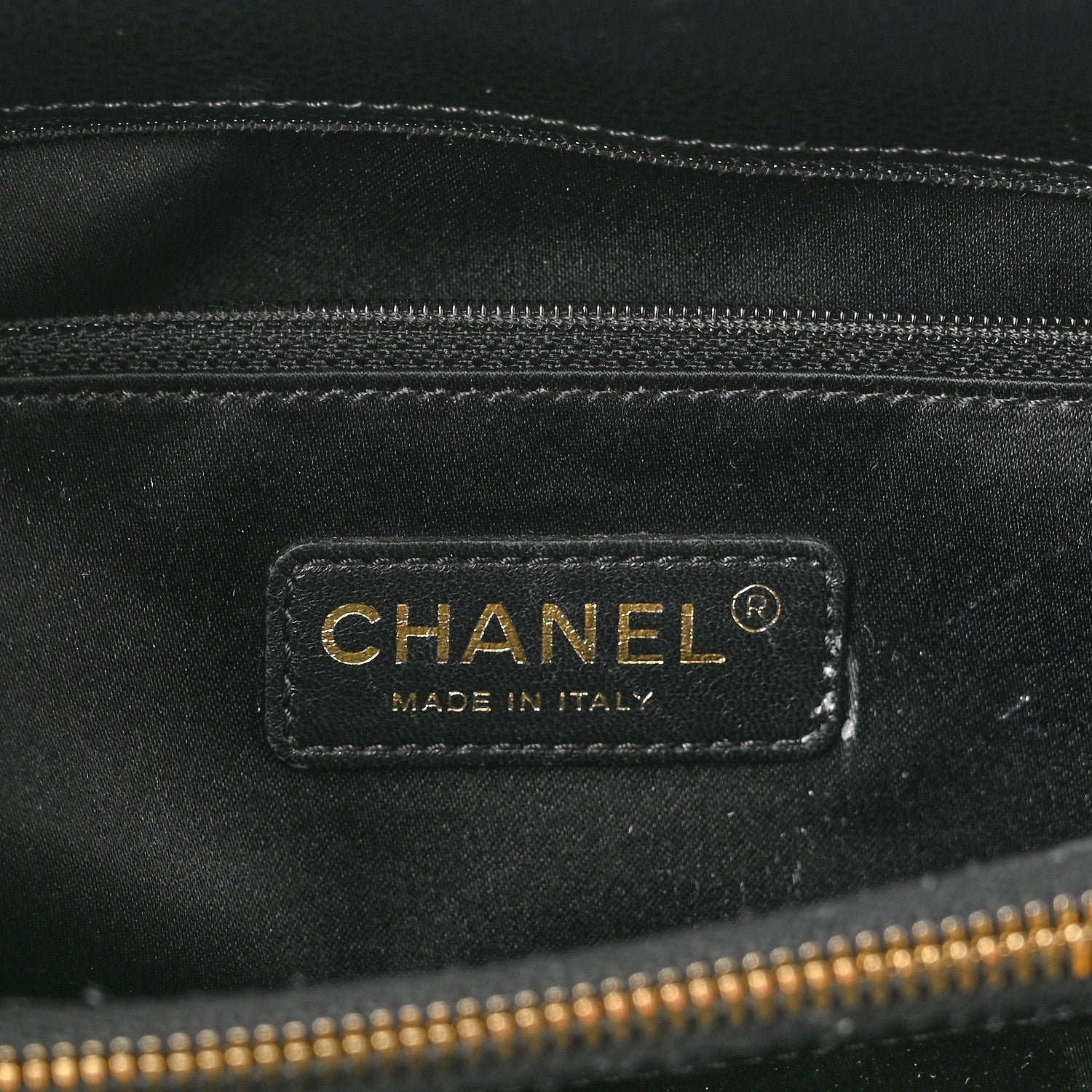 Chanel Caviar Quilted Grand Shopping Tote GST Black 6 of 11