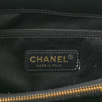Chanel Caviar Quilted Grand Shopping Tote GST Black 6 of 11