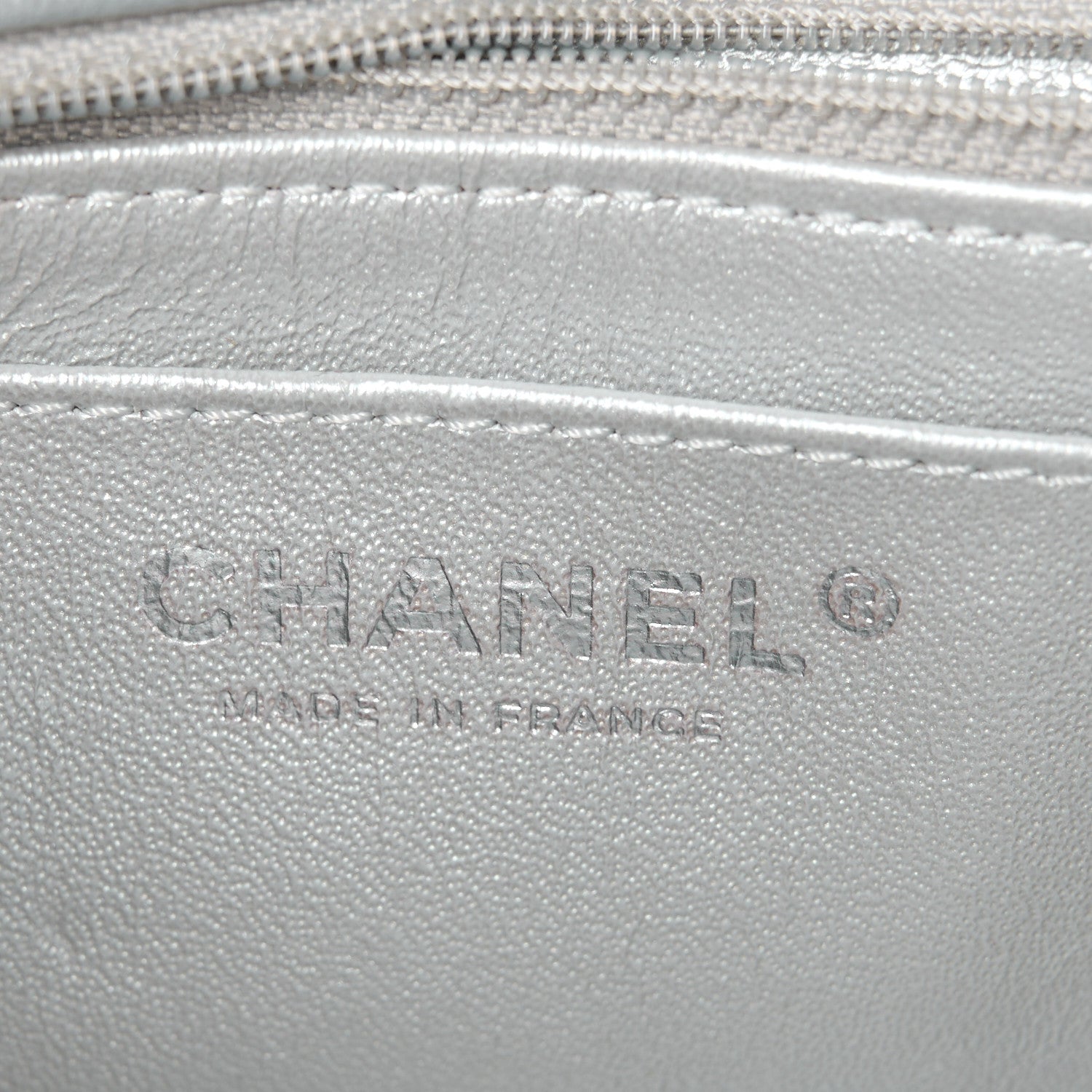 Chanel Metallic Grained Calfskin Quilted 2.55 Reissue Mini Flap Silver 6 of 10