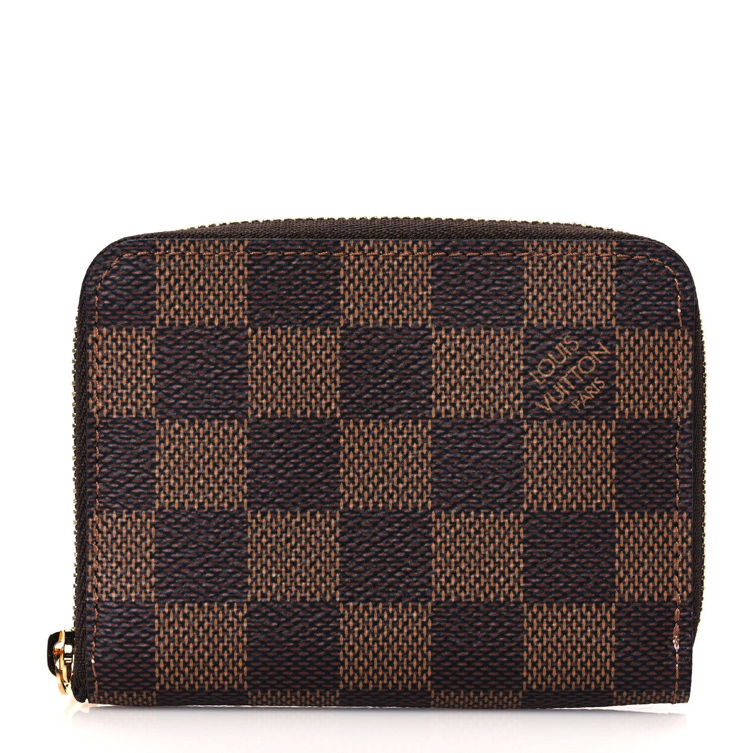Louis Vuitton Damier Ebene Zippy Coin Purse Rose Ballerine 1 of 9