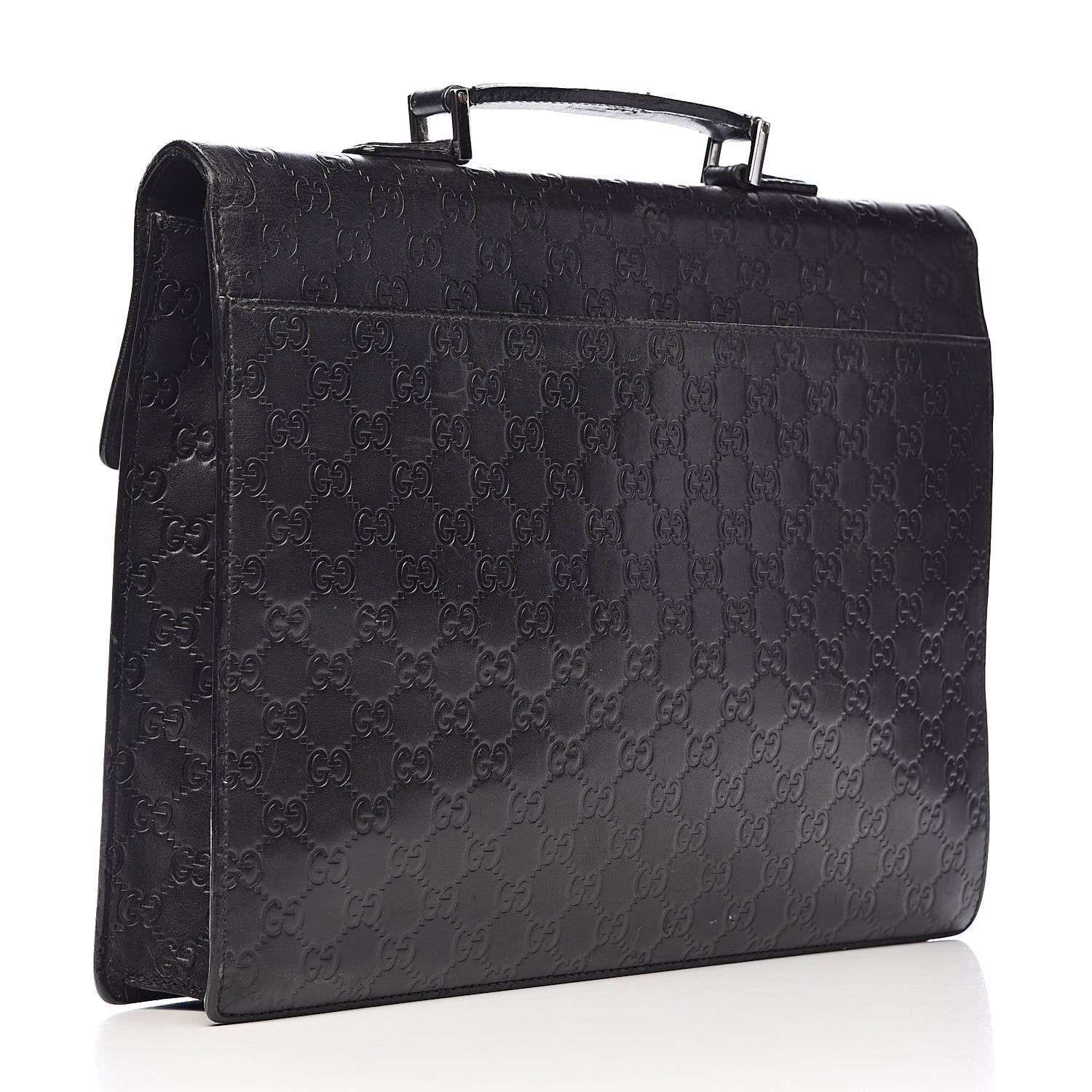 Gucci Guccissima Briefcase Black 3 of 21