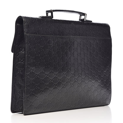 Gucci Guccissima Briefcase Black 3 of 21