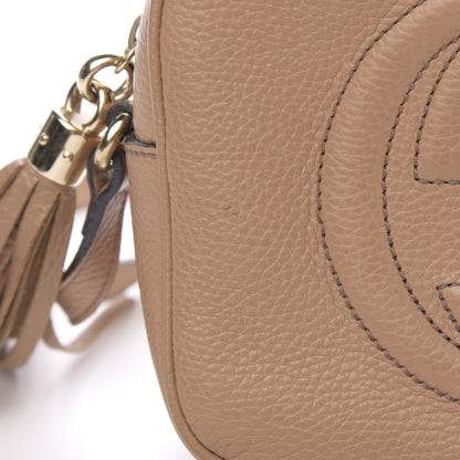 Gucci Pebbled Calfskin Small Soho Disco Bag Rose Beige 11 of 15