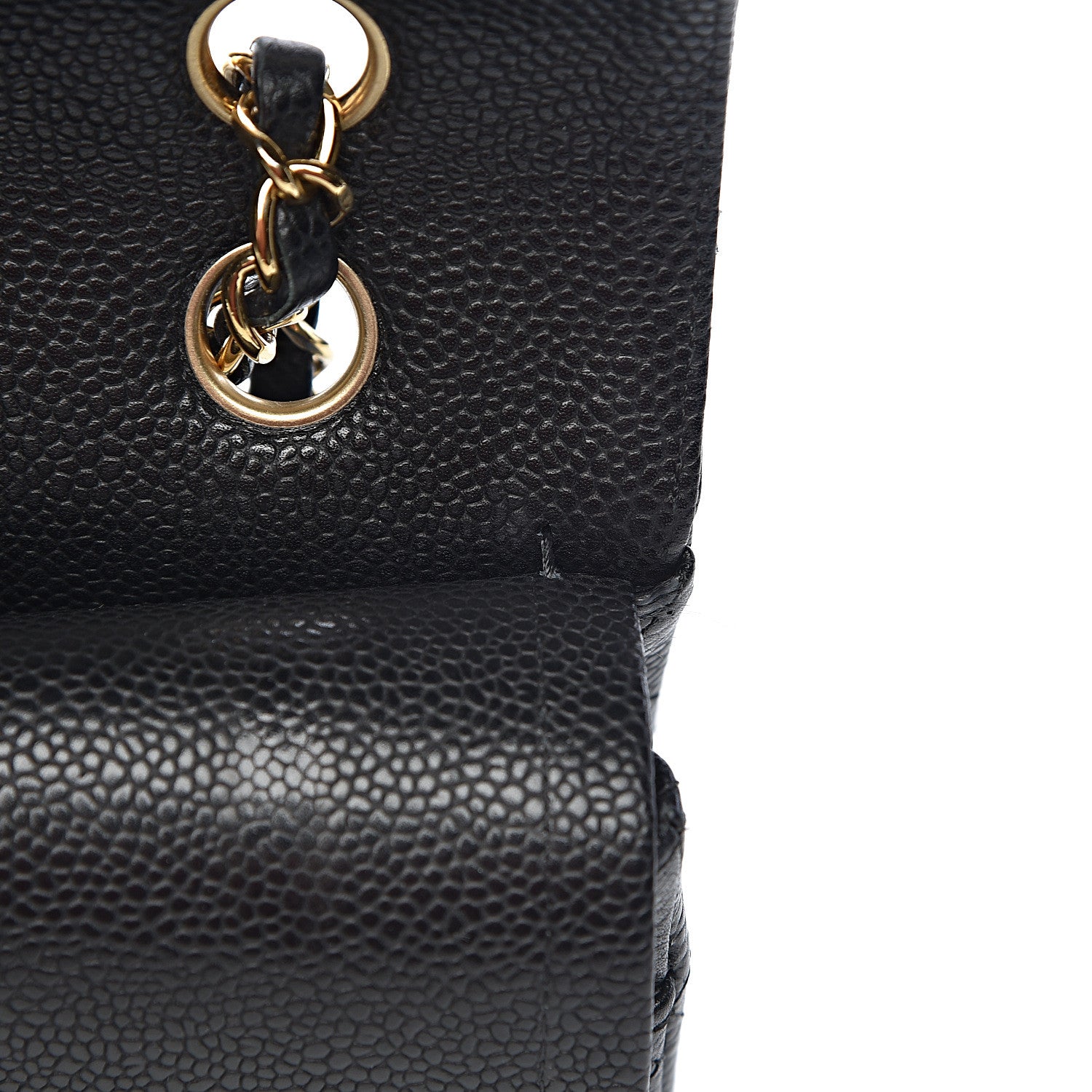 Chanel Caviar Quilted Medium Double Flap Black 13 of 17