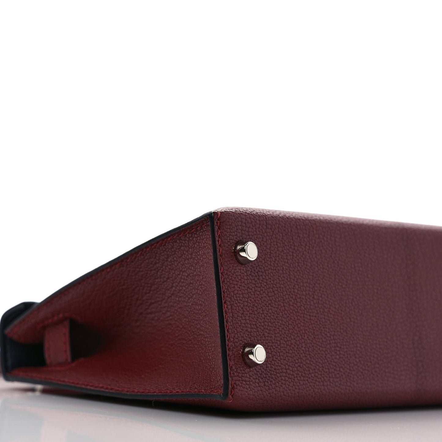 Chevre Chandra Horseshoe Mini Kelly Sellier 20 Rouge H Indigo
