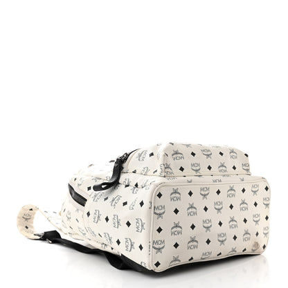 MCM Visetos Medium Sprinkle Stud Stark Backpack White 4 of 13