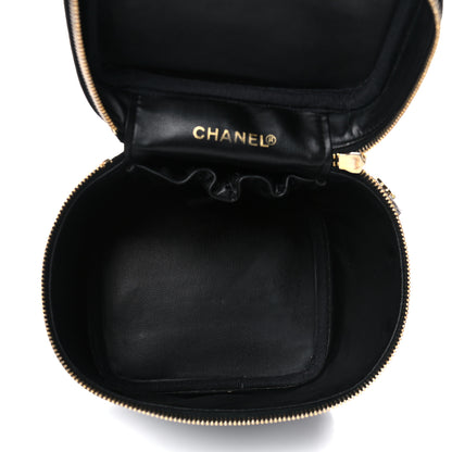 Chanel Caviar Vanity Cosmetic Case Black 5 of 14