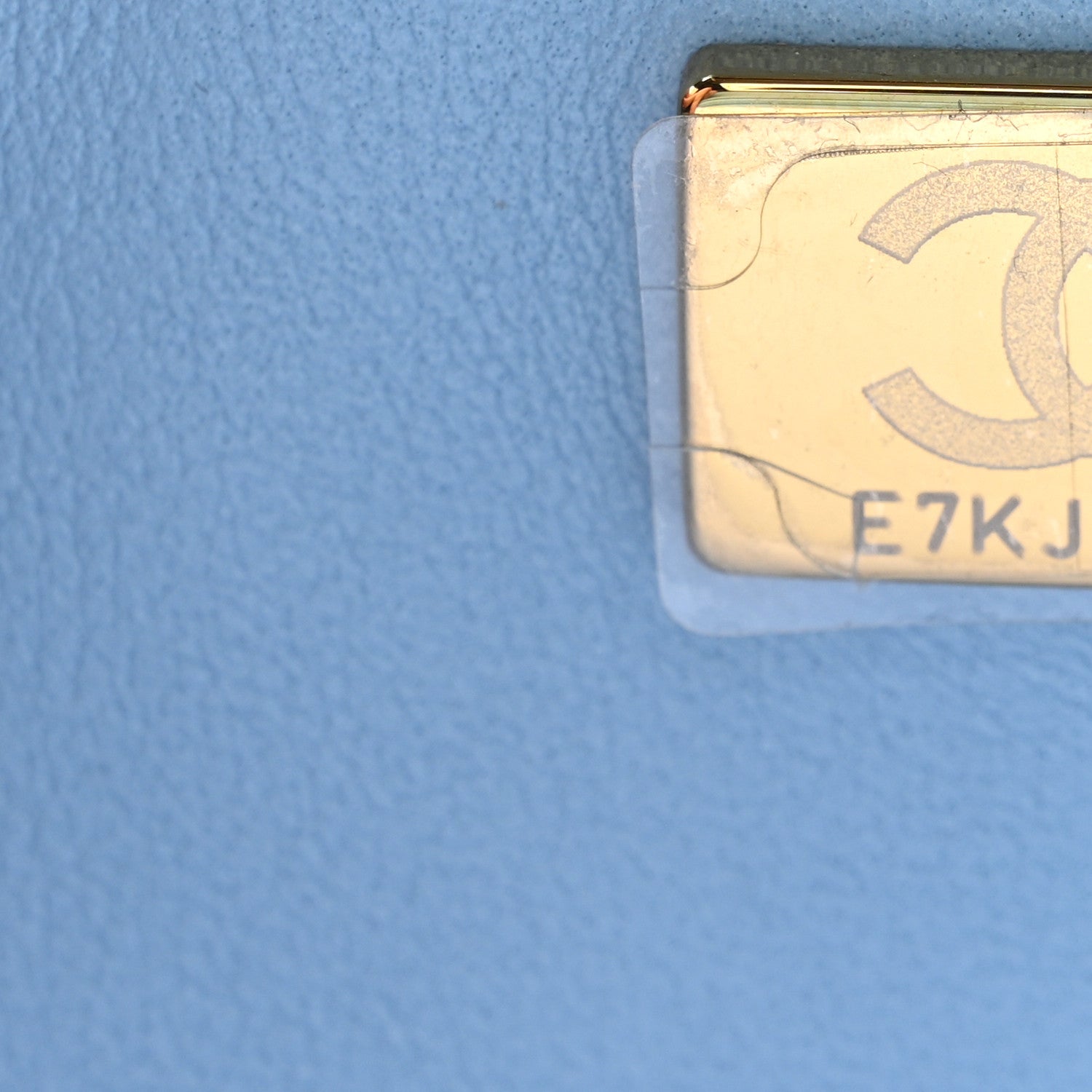 Chanel Lambskin Quilted Mini Rectangular Flap Light Blue 7 of 11