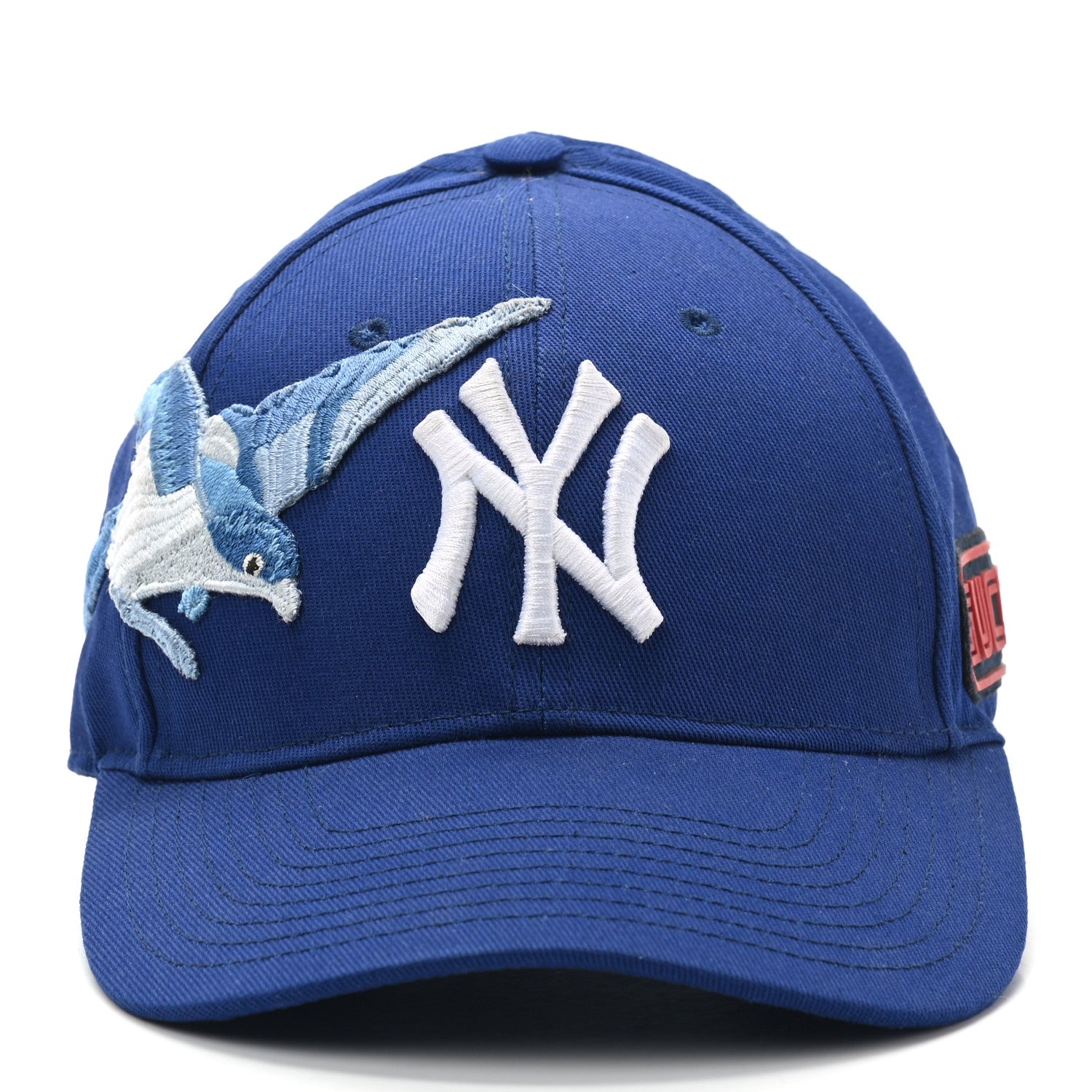 Gucci X SEGA Cotton NY Yankees Baseball Hat 55-59 Blue 3 of 8
