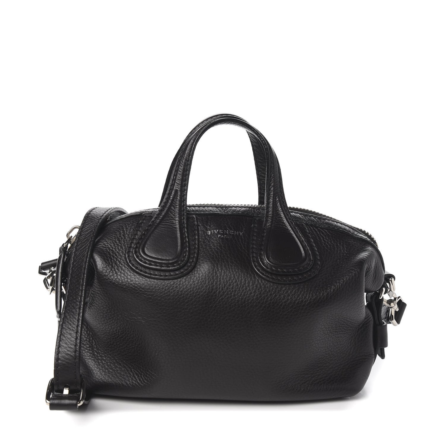 Waxed Calfskin Micro Nightingale Black