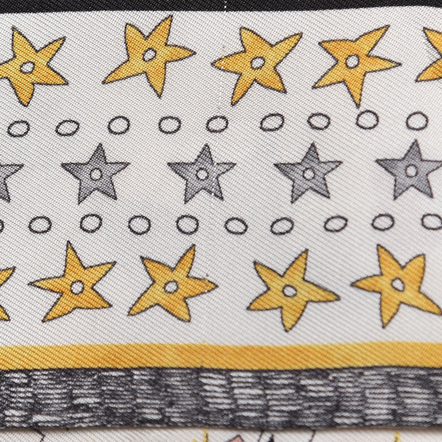 Christian Dior Silk L'Etoile Mitzah Scarf 5 of 6