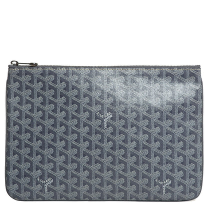 Goyard Goyardine Senat Pochette MM Grey 1 of 8