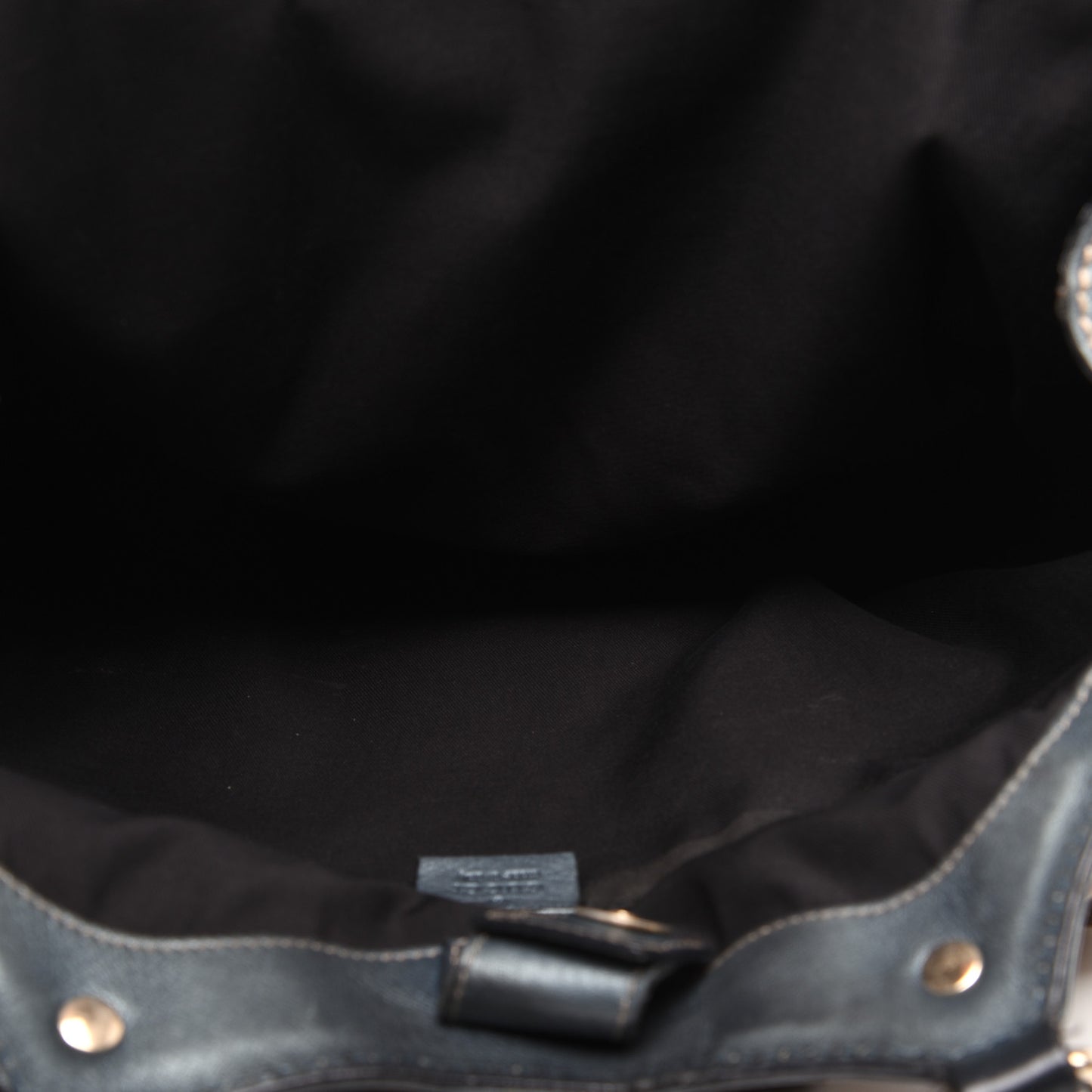 Metallic Monogram Medium Sukey Tote Blue