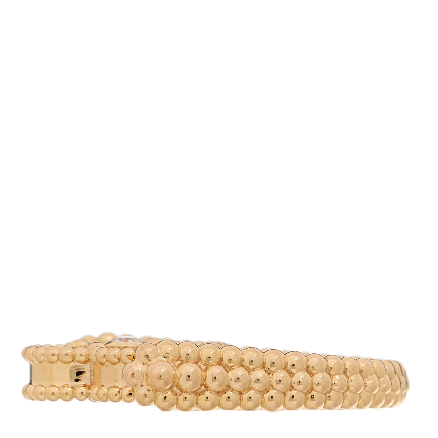 Van Cleef & Arpels 18K Rose Gold Diamond Carnelian Reversible Guilloche Vintage Alhambra Ring 51 5.75 4 of 8