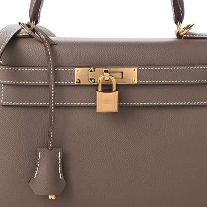Hermes Epsom Kelly Sellier 28 Etoupe 10 of 11