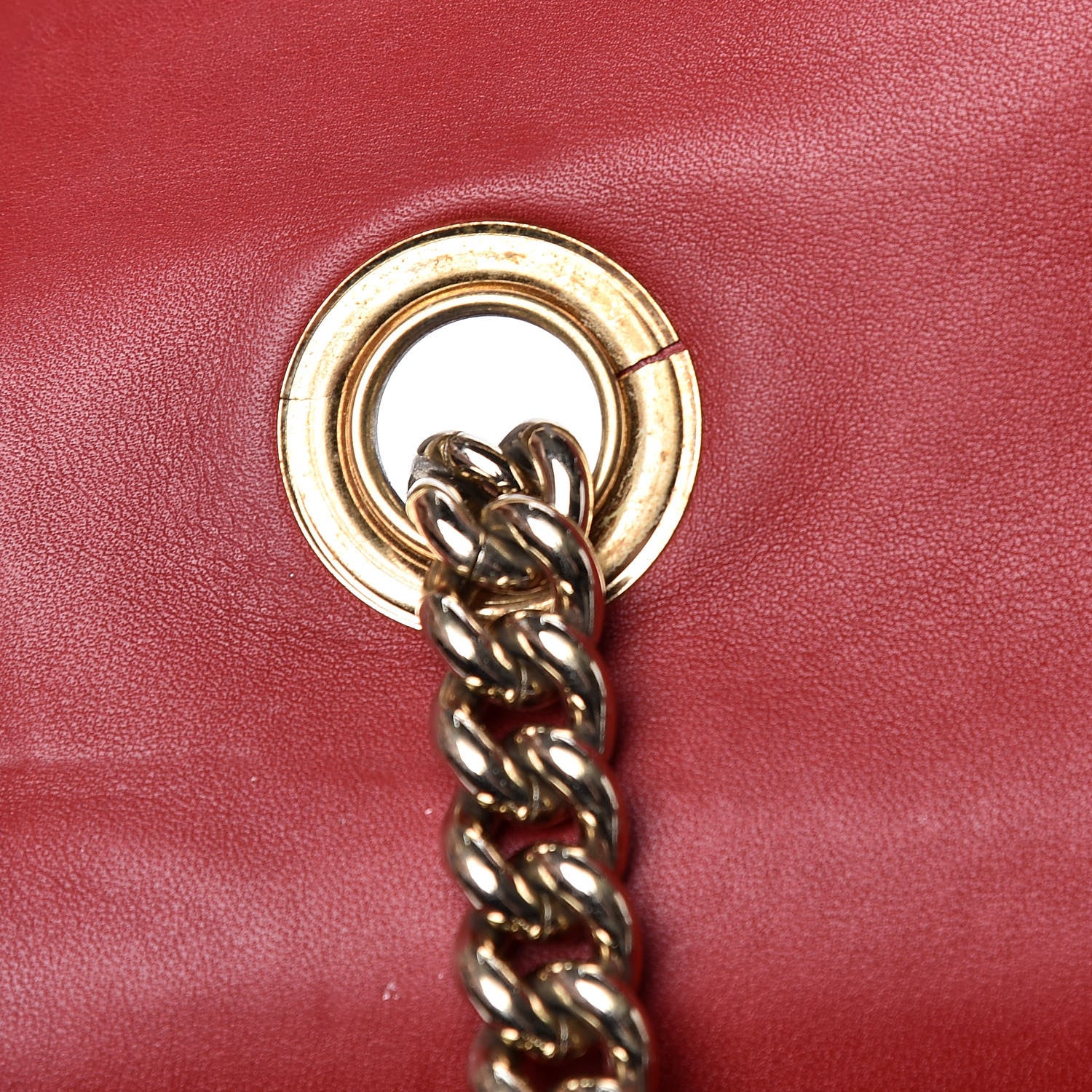 Gucci Microguccissima Medium Emily Chain Shoulder Bag Red 16 of 17