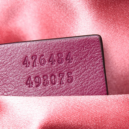 Gucci Velvet Matelasse GG Marmont Belt Bag 85 34 Fuchsia Violet Cyclamen 7 of 11