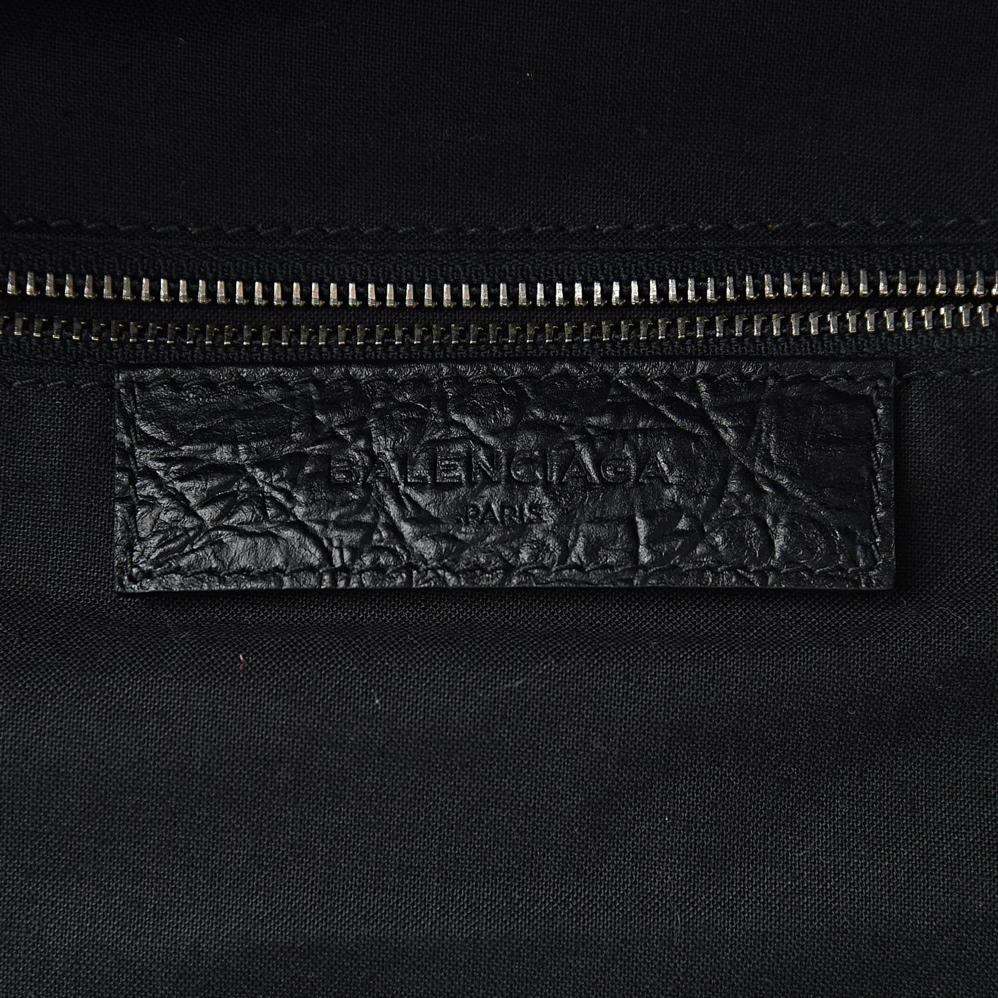 Calfskin Crocodile Classic Hardware Embossed Backpack Black