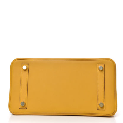 Hermes Swift Birkin 25 Jaune Ambre 6 of 25