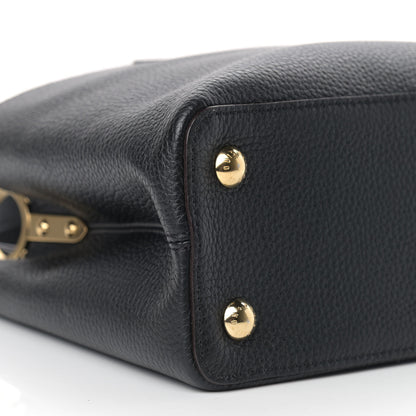 Louis Vuitton Taurillon Capucines PM Black 8 of 9