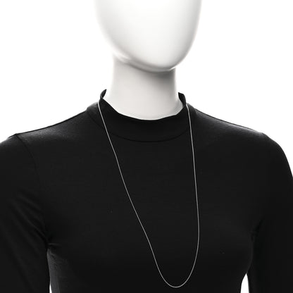 Tiffany Sterling Silver 1.2mm Bead Chain Necklace 30" 2 of 4