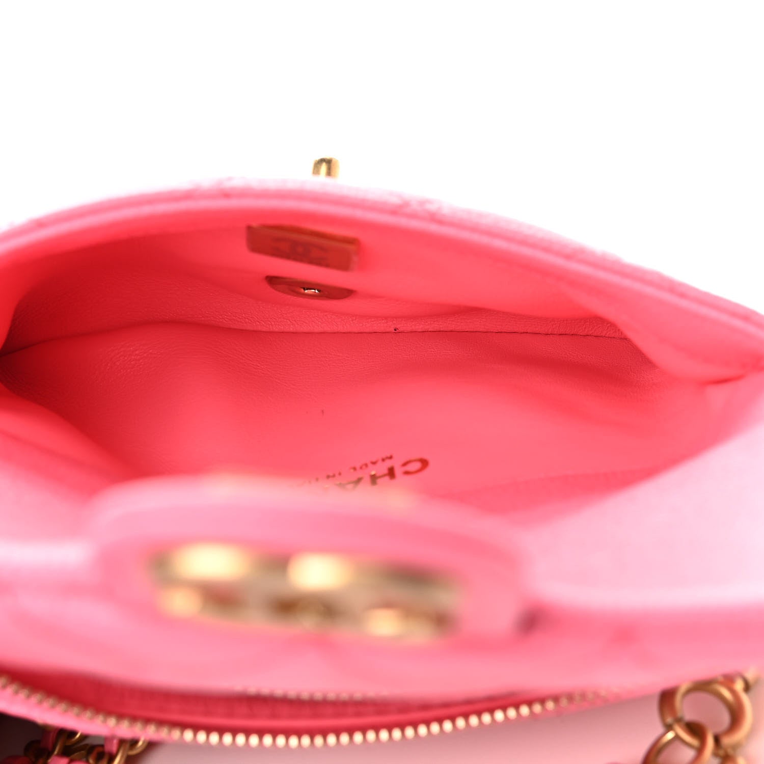 Chanel Shiny Caviar Pick Me Up Flap Belt Bag Pink 5 of 12