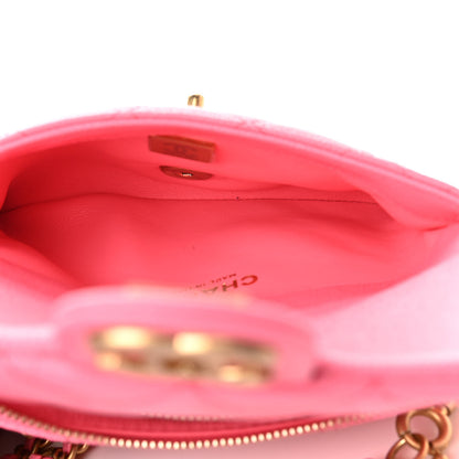 Chanel Shiny Caviar Pick Me Up Flap Belt Bag Pink 5 of 12