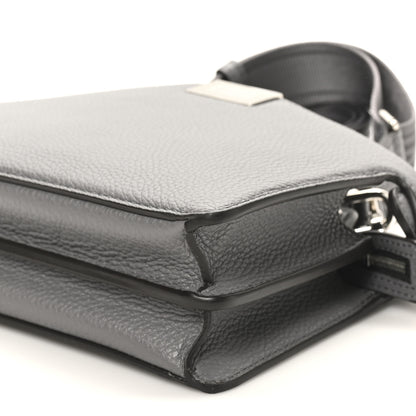 Fendi Cuoio Romano Vitello Cover Bi-Color Peekaboo I See U X Cross Satchel Acciaio Pisello 10 of 10