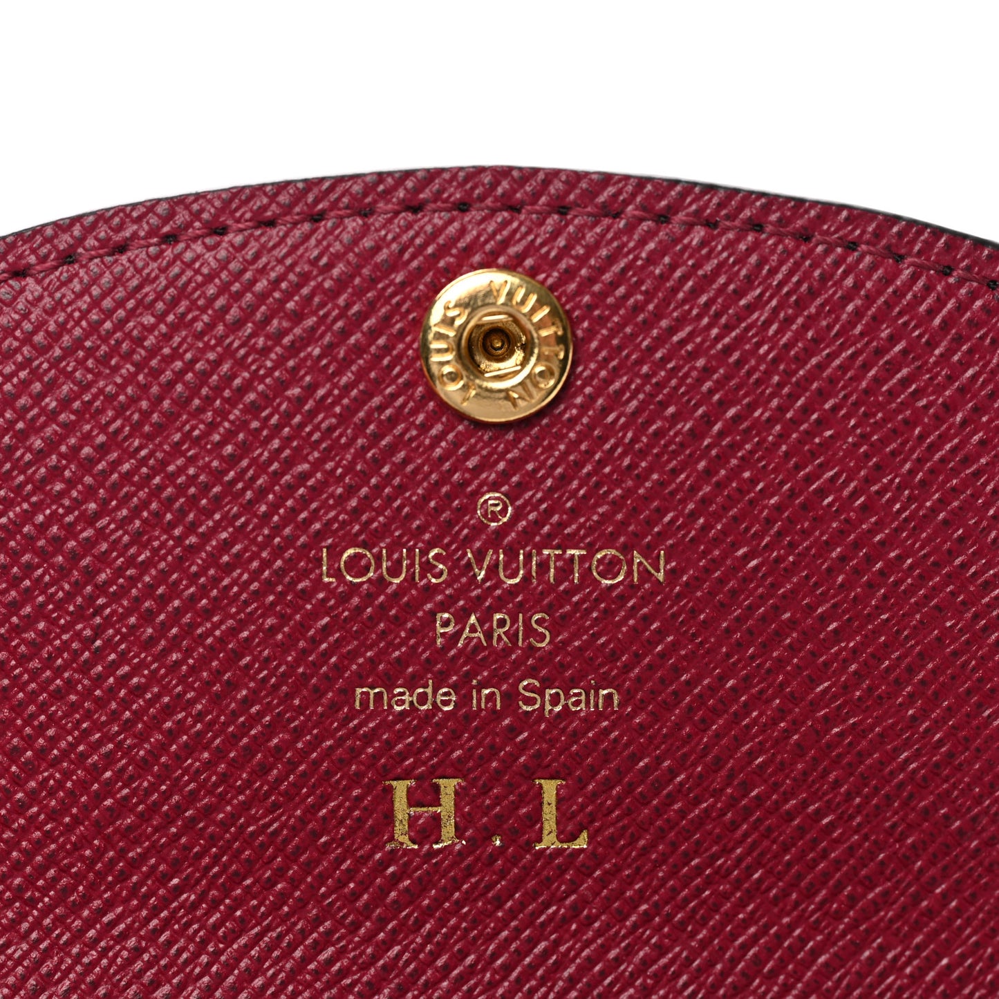 Monogram Rosalie Coin Purse Fuchsia