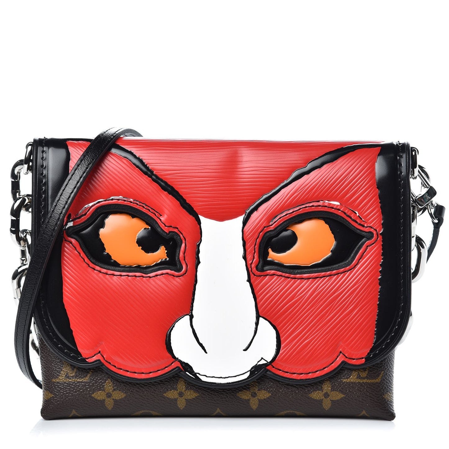 Monogram Kabuki Pochette Black