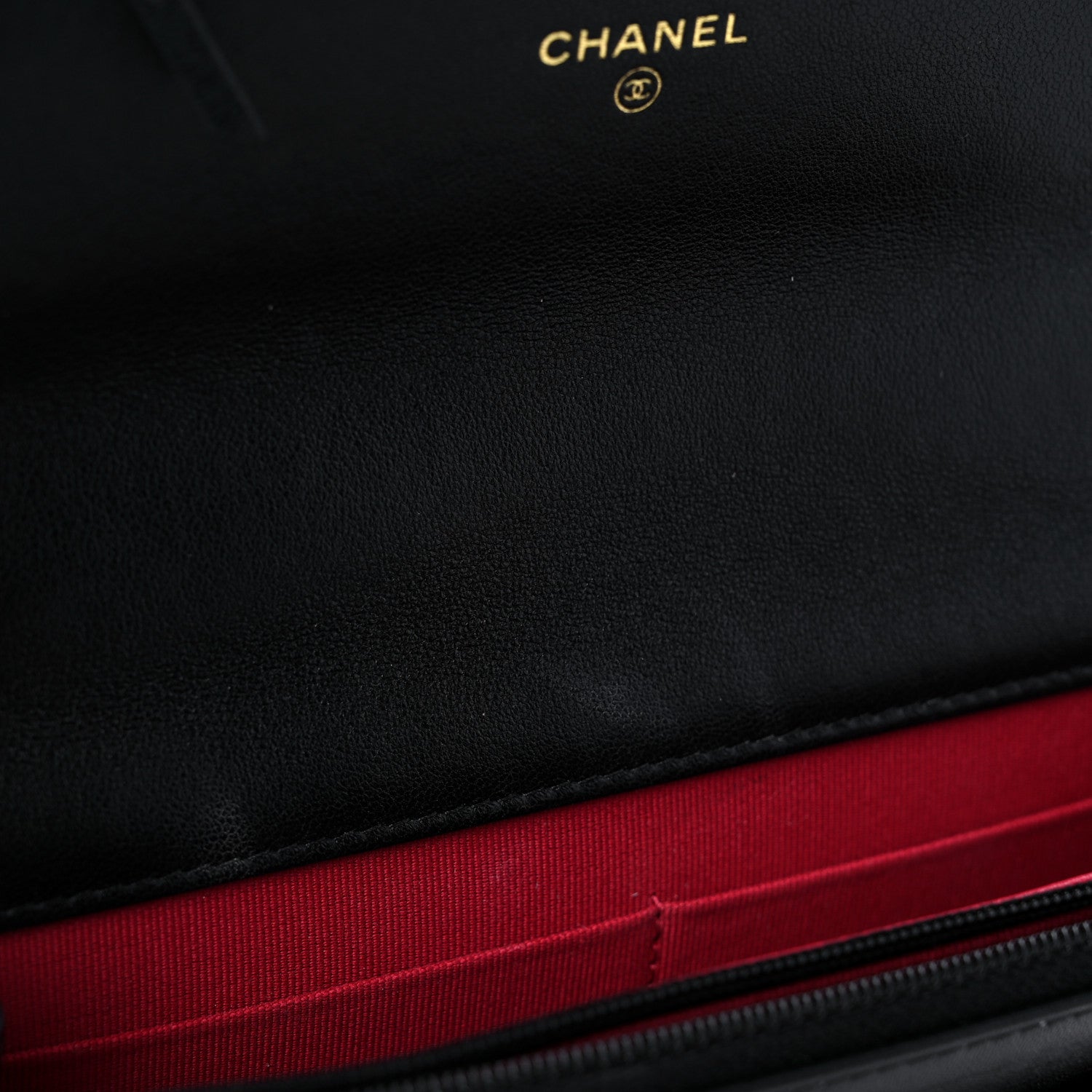 Chanel Lambskin Quilted Chanel 19 Wallet On Chain WOC Black 13 of 16