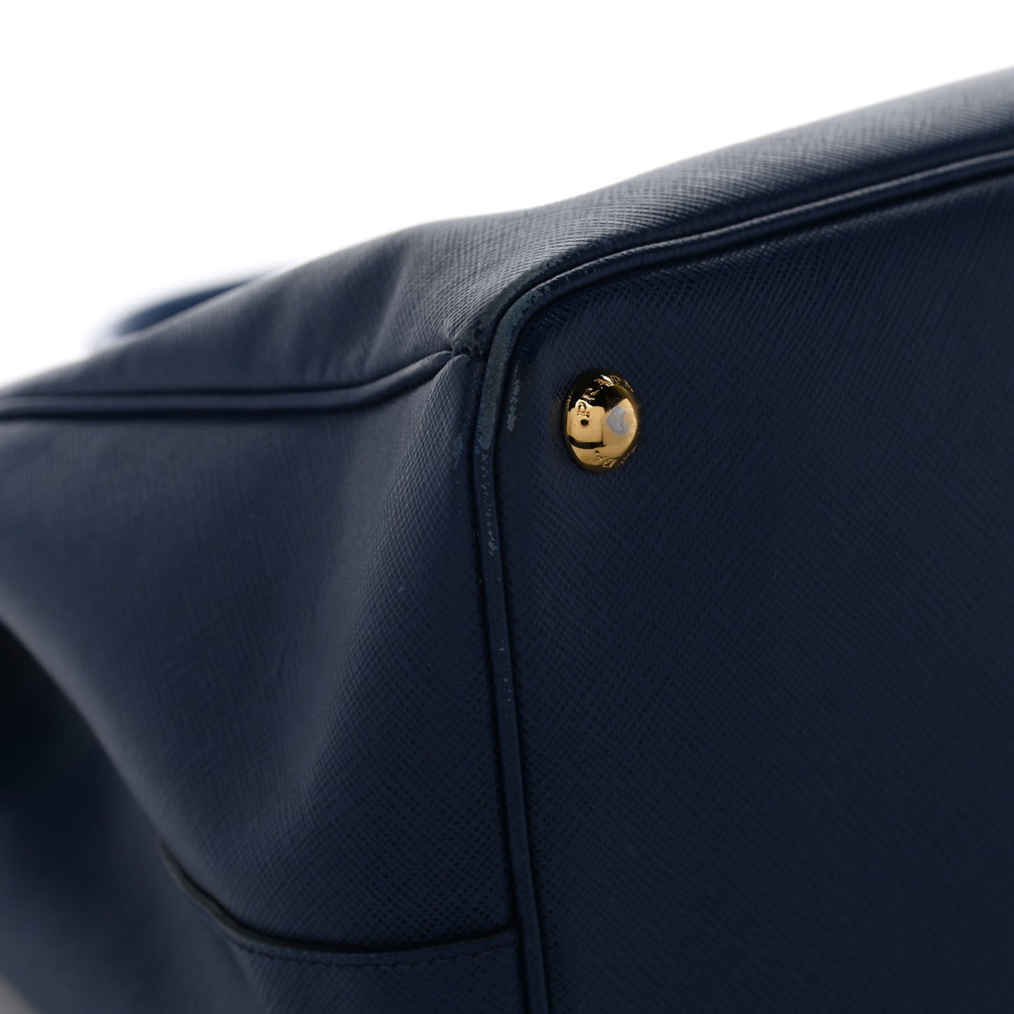 Saffiano Lux Extra Large Galleria Double Zip Tote Bluette