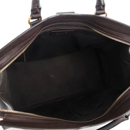 Saint Laurent Sheepskin Large Cabas ChYc Dark Brown 5 of 8