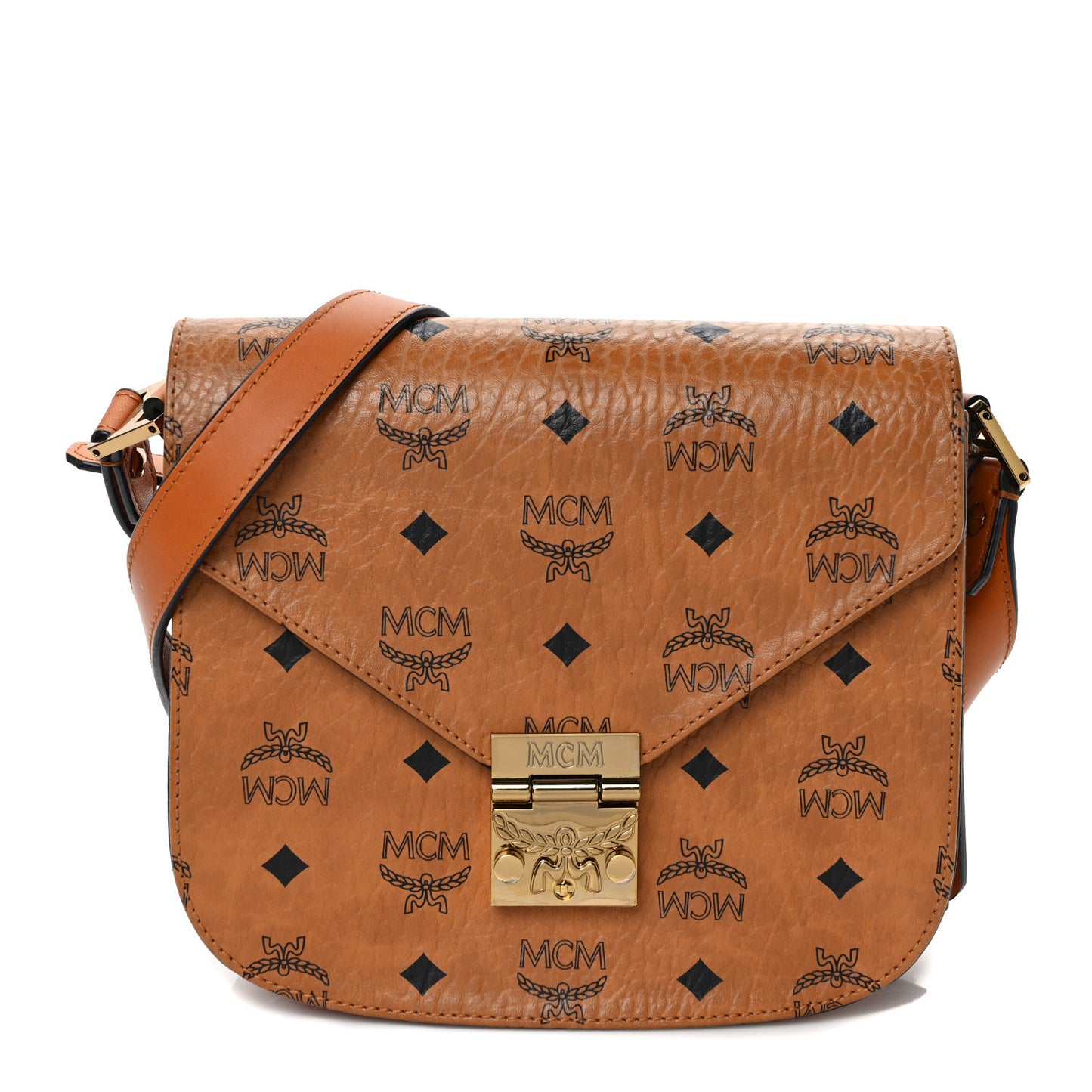 Visetos Patricia Crossbody Bag Cognac