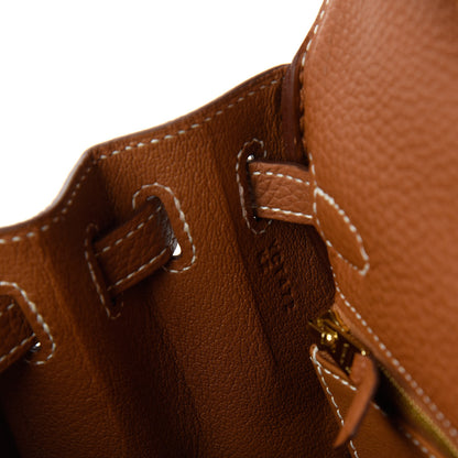 Hermes Togo Kelly Retourne 25 Gold 9 of 11