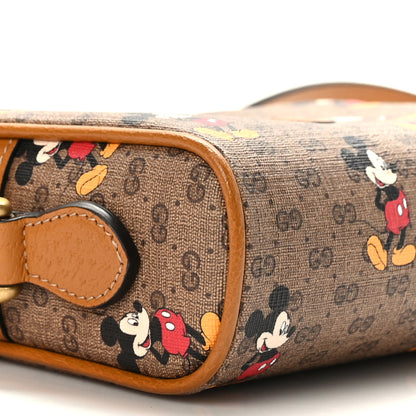 Gucci X DISNEY Mini Vintage GG Supreme Monogram Mickey Mouse Shoulder Bag Beige Vintage Sun Oil 8 of 10