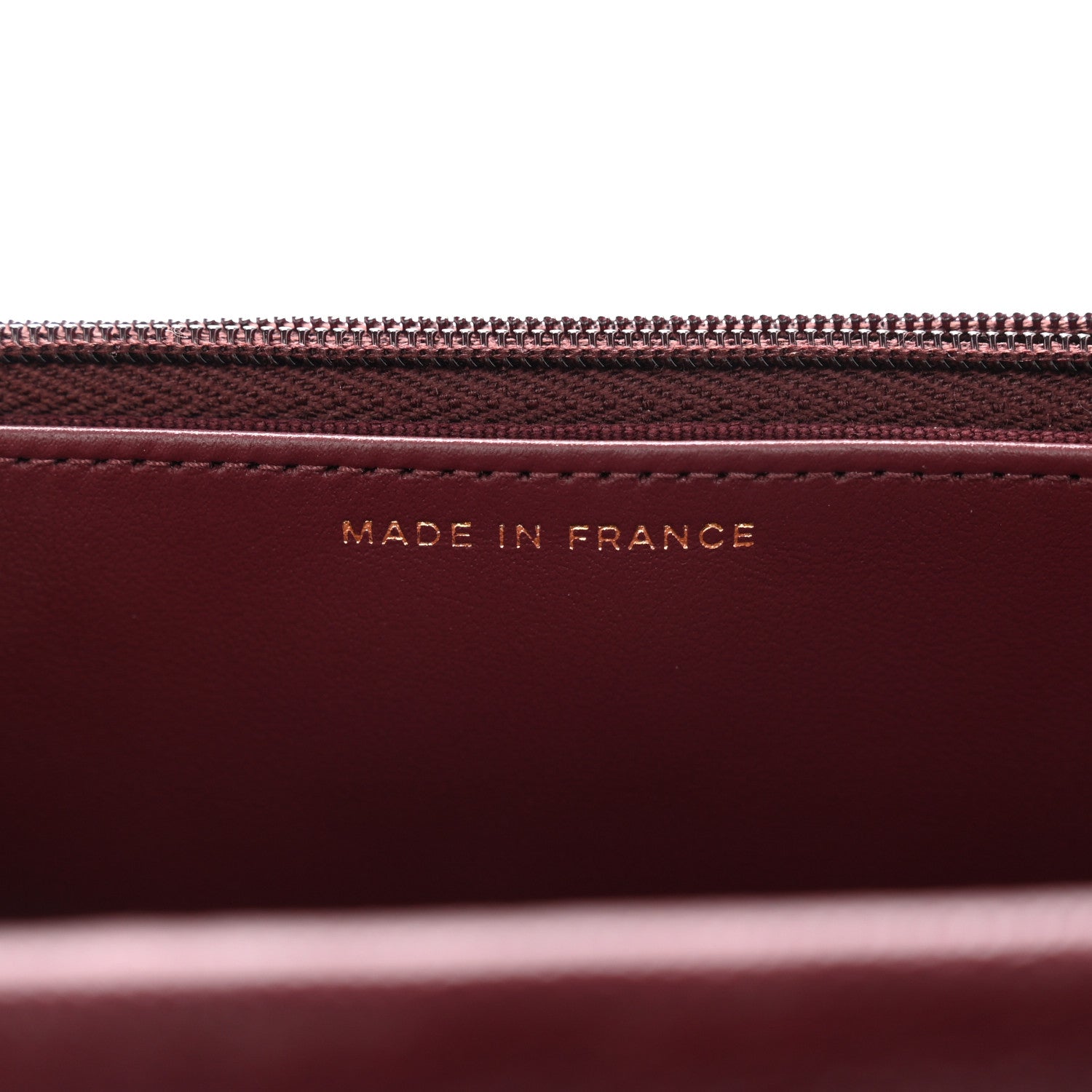 Chanel Caviar Quilted CC Turnlock Wallet On Chain WOC Burgundy 7 of 12