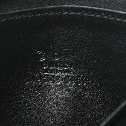 Gucci Microguccissima Zip Around Card Case Black 7 of 9