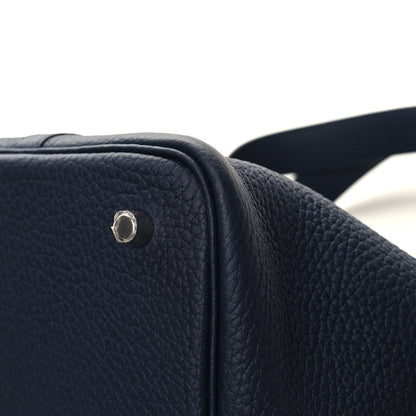 Hermes Taurillon Clemence Picotin Lock 22 MM Bleu Nuit 12 of 12