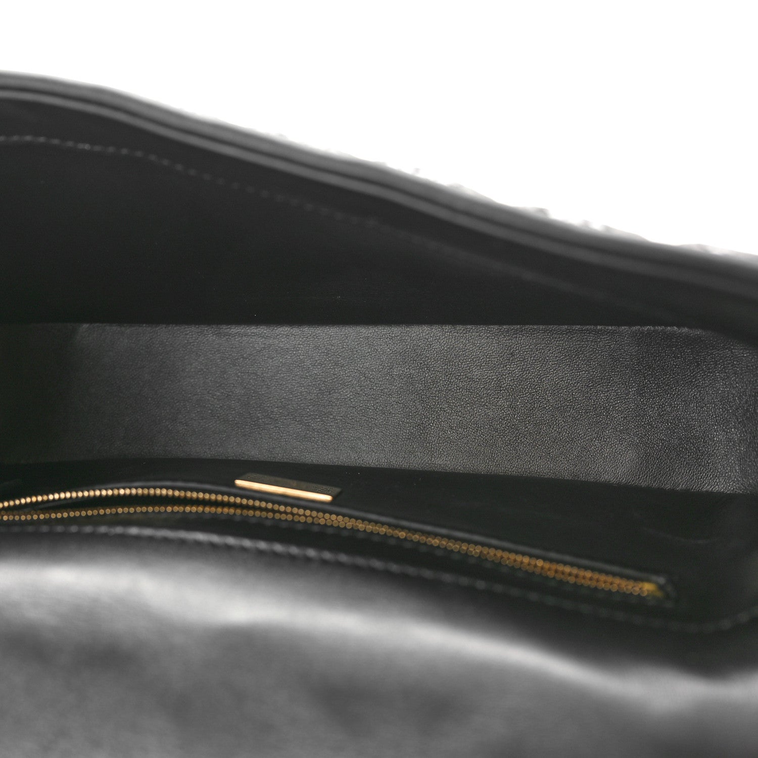 Fendi Satin Vitello King Sequin Baguette Black 5 of 9