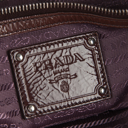Prada Vernice Sfumata Shoulder Bag Lampone 6 of 7