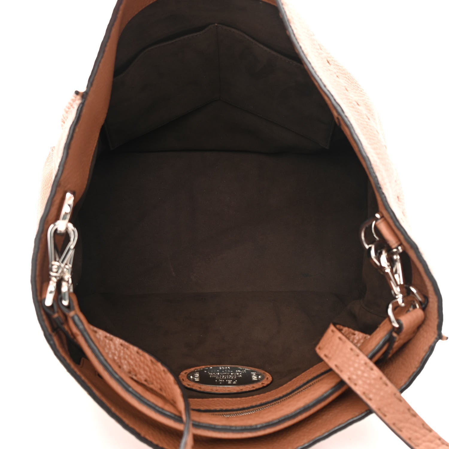 Fendi Cuoio Romano Selleria Large Anna Bucket Bag Mou 5 of 15