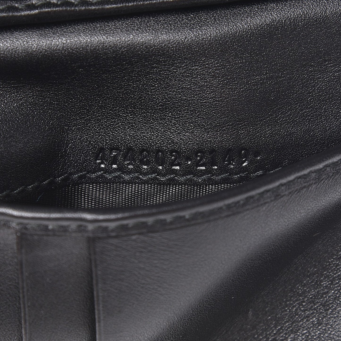Calfskin Matelasse GG Marmont Wallet Black