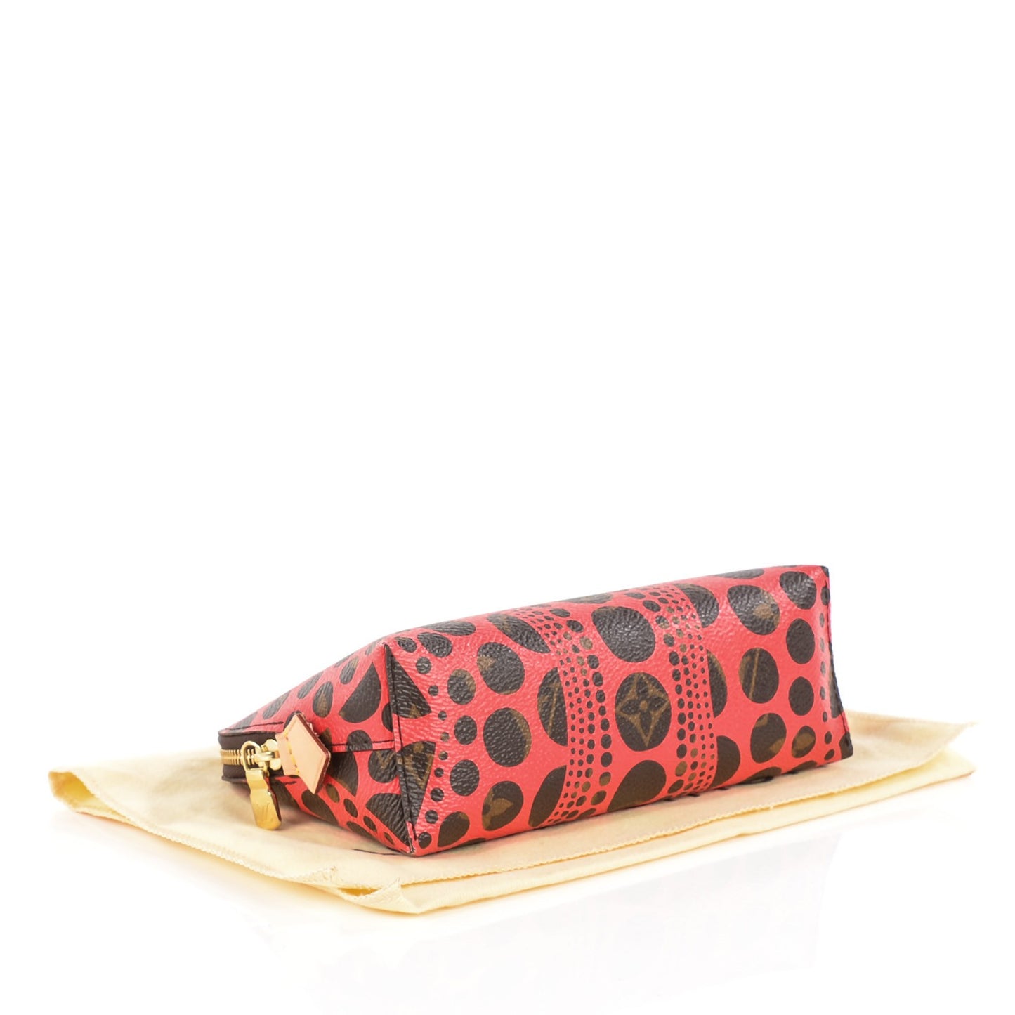 Monogram Kusama Pumpkin Dots Cosmetic Pouch Red